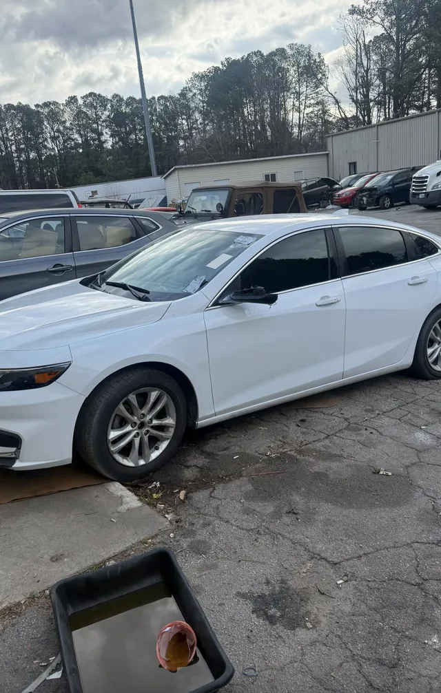 White sedan — other after — Stop N Go auto body & paint, Stone Mountain GA