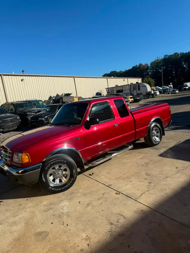 Red truck — other after — Stop N Go auto body & paint, Stone Mountain GA