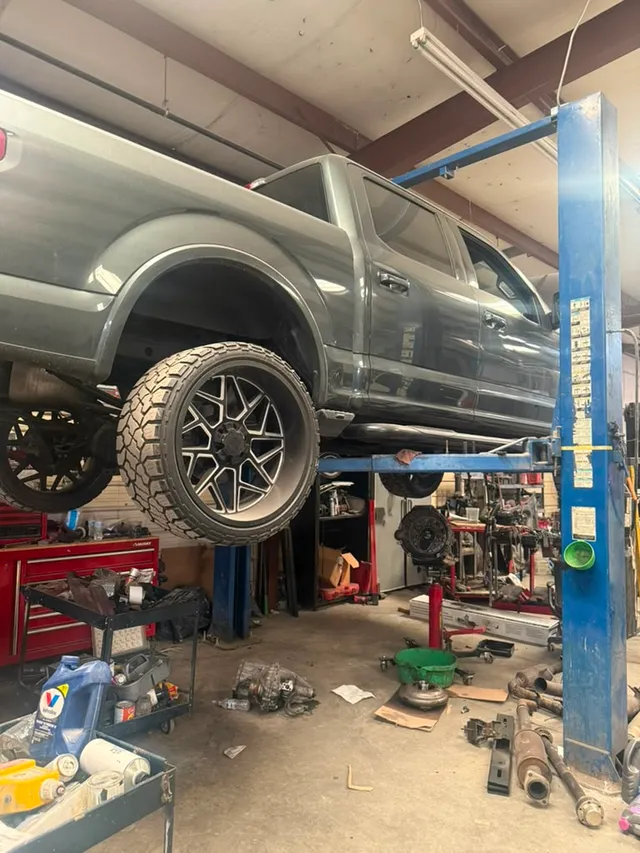 Gray truck — other progress — Stop N Go auto body & paint, Stone Mountain GA