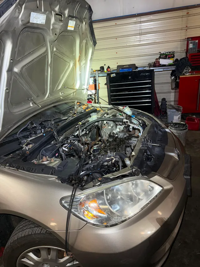 Gold sedan — other progress — Stop N Go auto body & paint, Stone Mountain GA