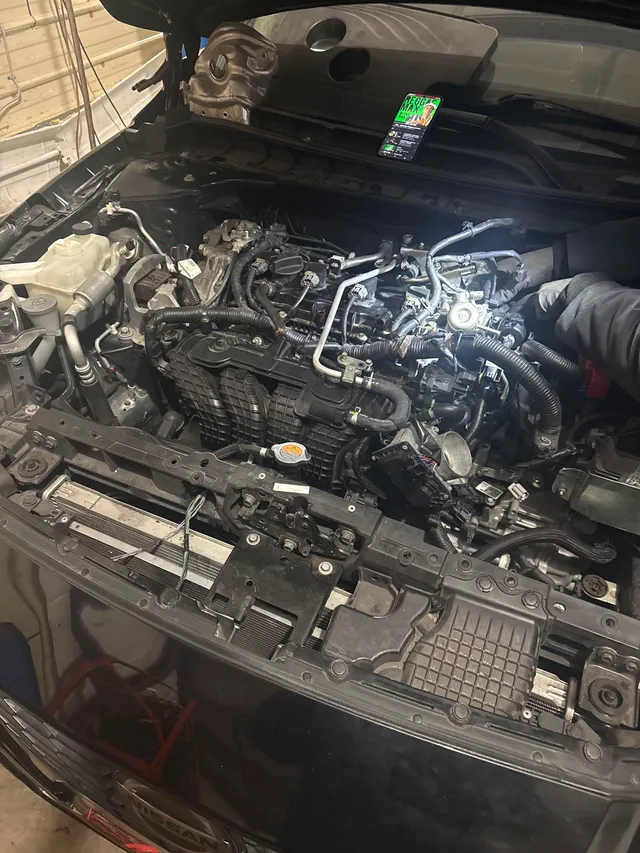Black sedan — other progress — Stop N Go auto body & paint, Stone Mountain GA